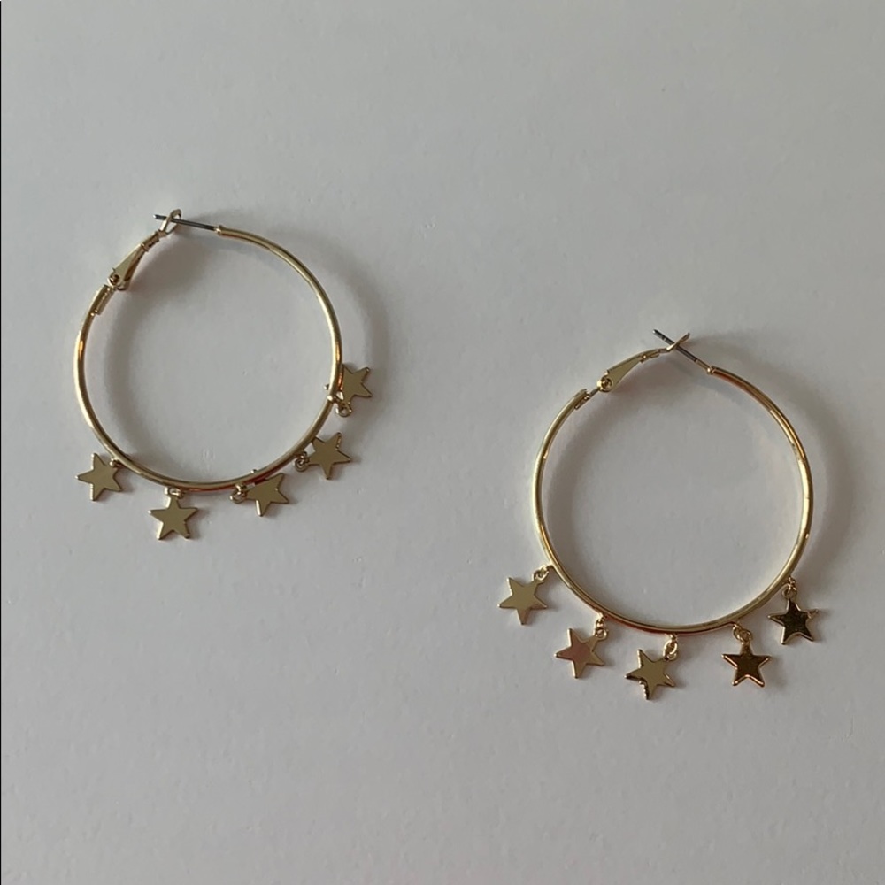 Gold Star Earrings
